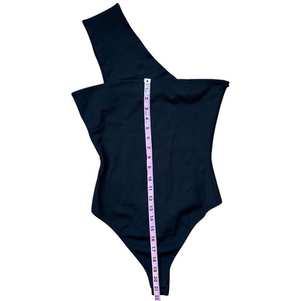 Superdown One Shoulder Black Bodysuit Size: Small - Picture 6 of 6